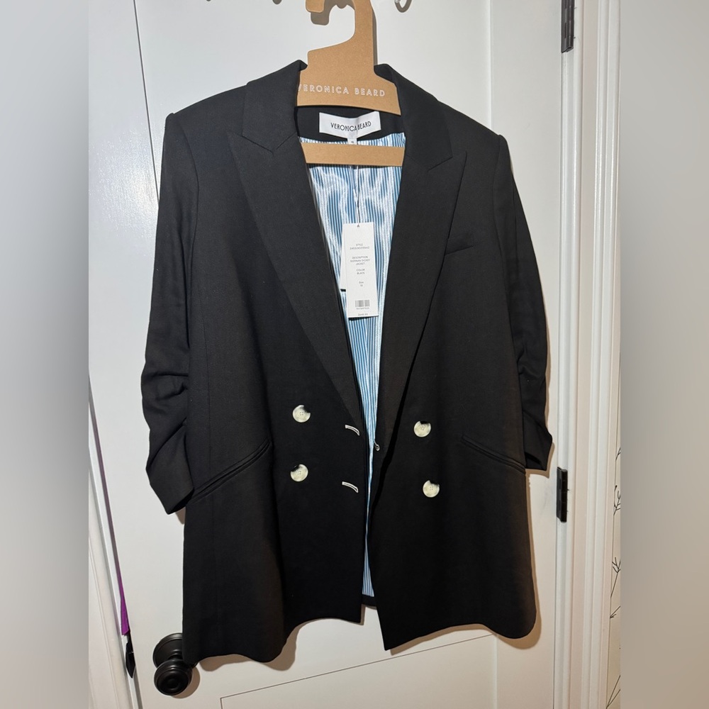 Veronica Beard Kiernan Linen Dickey Jacket New w Tags